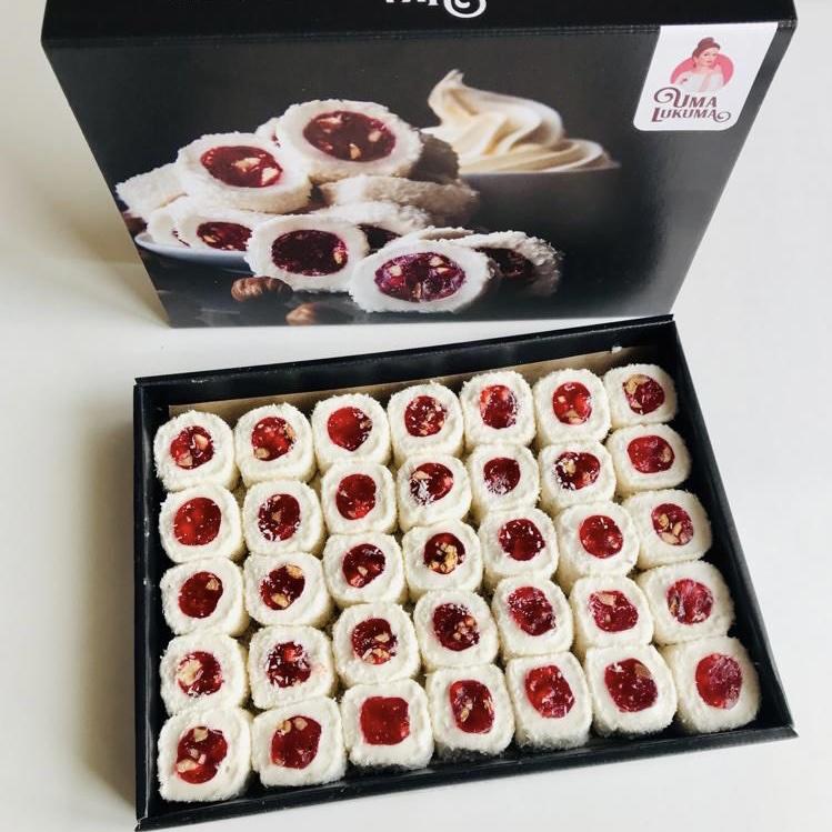 Лукум рулет с ароматом барбариса и фундуком (200гр*12)